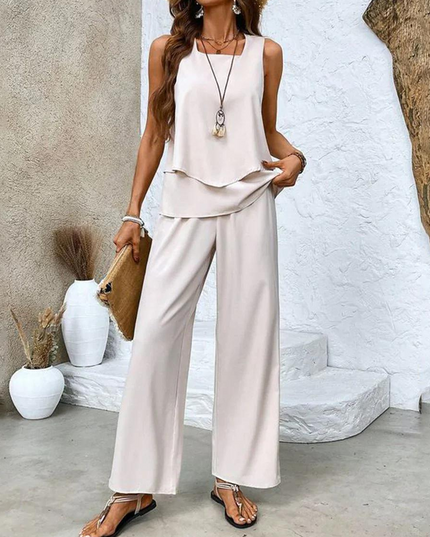 Norlyn | Elegant 2-piece set Khaki