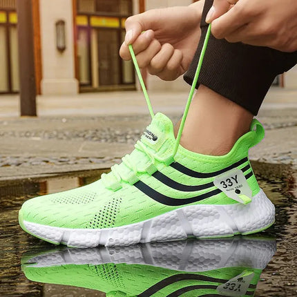 Surge | Men Casual Sport Shoes Breathable Lightweight Sneakers Green