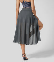 Livan | High Waisted 2-in-1 Skirt Skirts - woman - mid