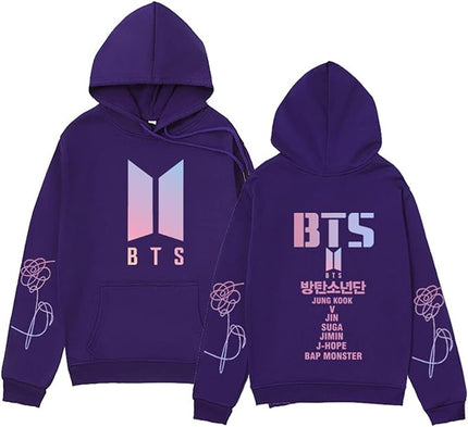 BTS Unisex Hoodie Purple Hoodie