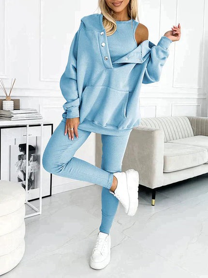 Josie | Cozy Lounge 3-piece Set Light Blue