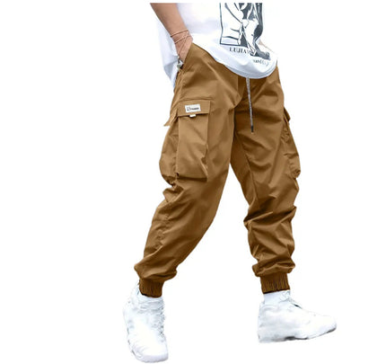 Men's Multi-Pocket Cargo Joggers Dark brown1 Cargo Pants