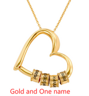 Custom Heart Name Necklace Necklace