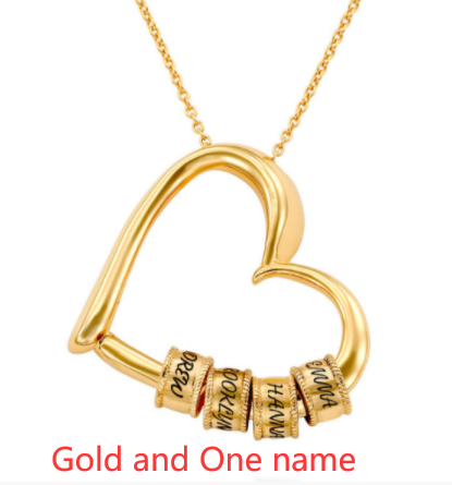 Custom Heart Name Necklace Necklace
