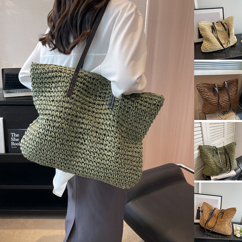 Women's Summer Woven Shoulder Bag Shoulder Bags