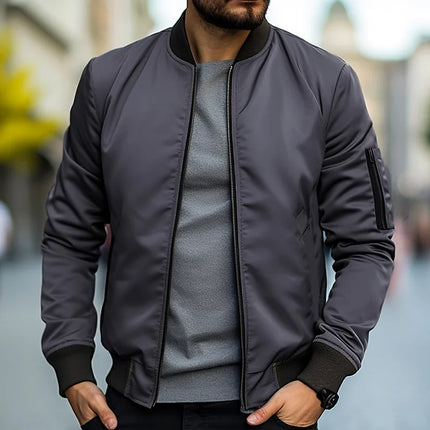 Linus | Bomber Jacket Dark Gray