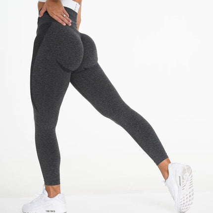 Sabrina | Curves Yoga Leggings (Long) Black Speckled Legging