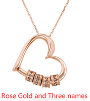 Custom Heart Name Necklace Necklace