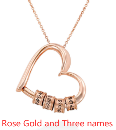 Custom Heart Name Necklace Necklace
