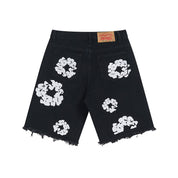 Embroidered Denim Shorts for Men and Women Shorts