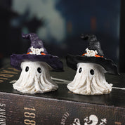 Resin Halloween Wizard Hat Ghost Ornament Halloween Decorations
