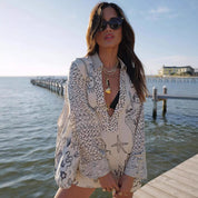 Flower Print Shirt Short Set Women Outfit Sets