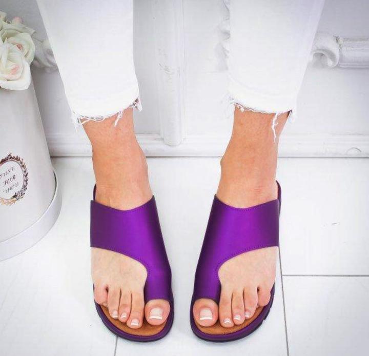 Delfina Sunny Summer Sandals Purple sandals