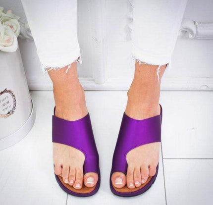 Delfina Sunny Summer Sandals Purple sandals