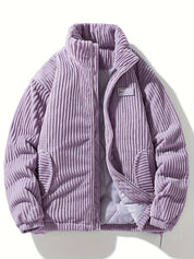 Wide Wale Corduroy Quilted Jacket Purple Haze Jacket
