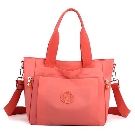 Elegant Women's Quilted Shoulder Bag Rose red Handbags