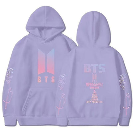 BTS Unisex Hoodie Light purple Hoodie