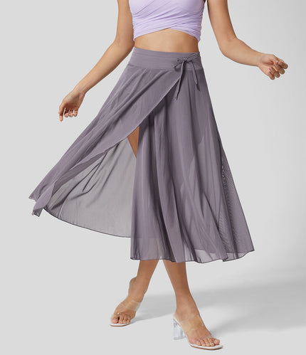 Livan | High Waisted 2-in-1 Skirt Purple Skirts - woman - mid