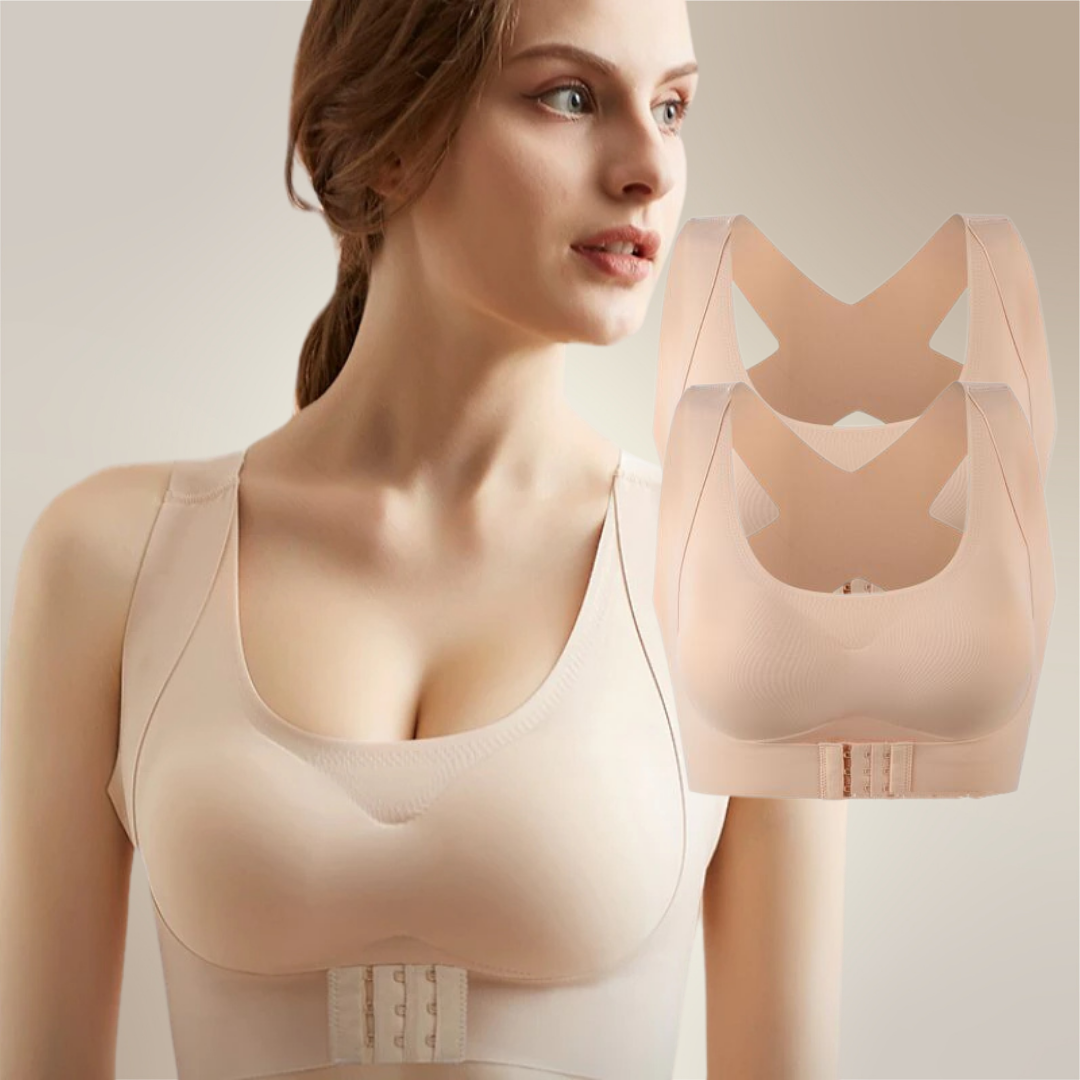 Anne™ Posture Corrector Bra 2x Beige Bra