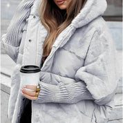 Winter Comfort Hooded Down Jacket Grey Jackets