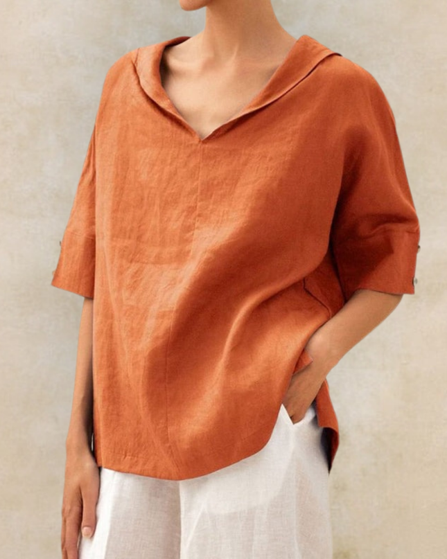 René | Women's Shirt Orange TOP