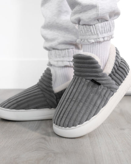 The Original Cozy Fuzzy Slippers Grey Slippers