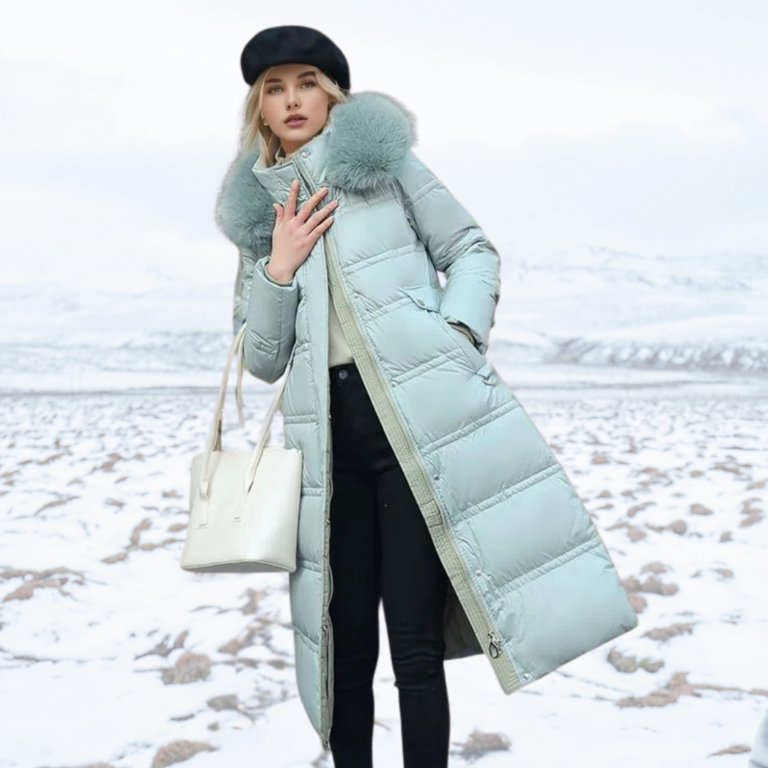Luxury Winter Coat Baby Blue Winter Coat