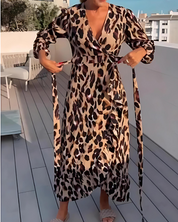 Alessandra | Elegant Dress with Printing