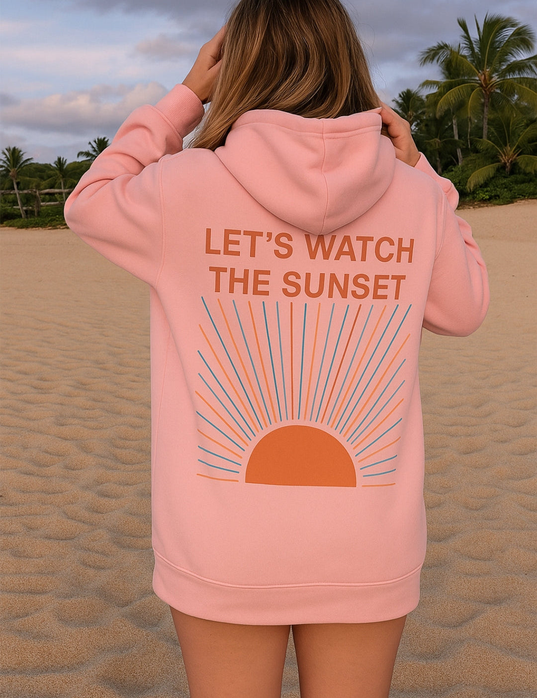 Zoey Evening Bliss Hoodie - Cozy & Chic Pink Women's Hoodie