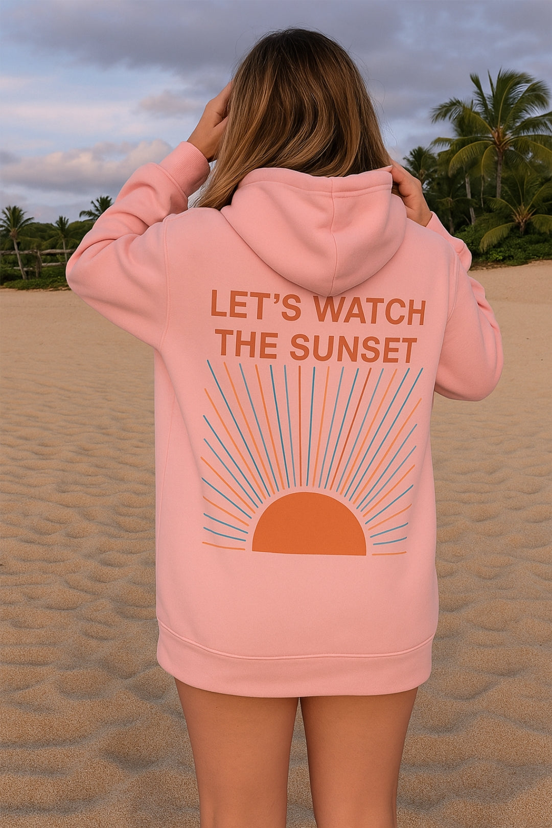 Zoey Evening Bliss Hoodie - Cozy & Chic Pink Women's Hoodie