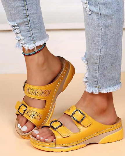 Orthopedic Comfort Sandals Yellow Orthopedic Sandals