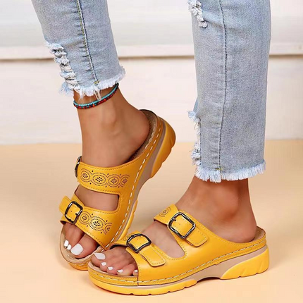 Orthopedic Comfort Sandals Yellow Orthopedic Sandals