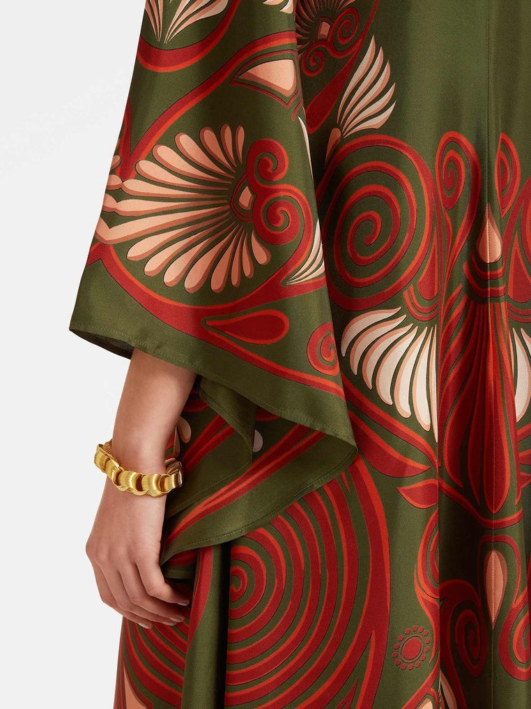 Elegance Dazzling Print Maxi Dress Dresses