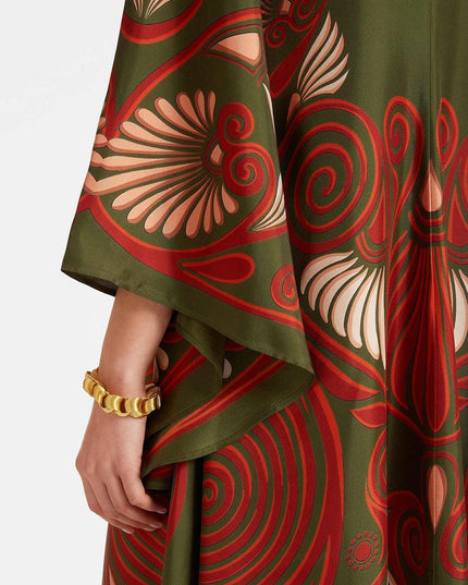 Elegance Dazzling Print Maxi Dress Dresses