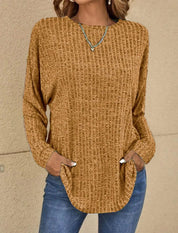 Avy | Casual Sweater Khaki