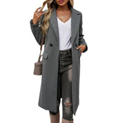 Clarise | Elegant V-Neck Coat Coats