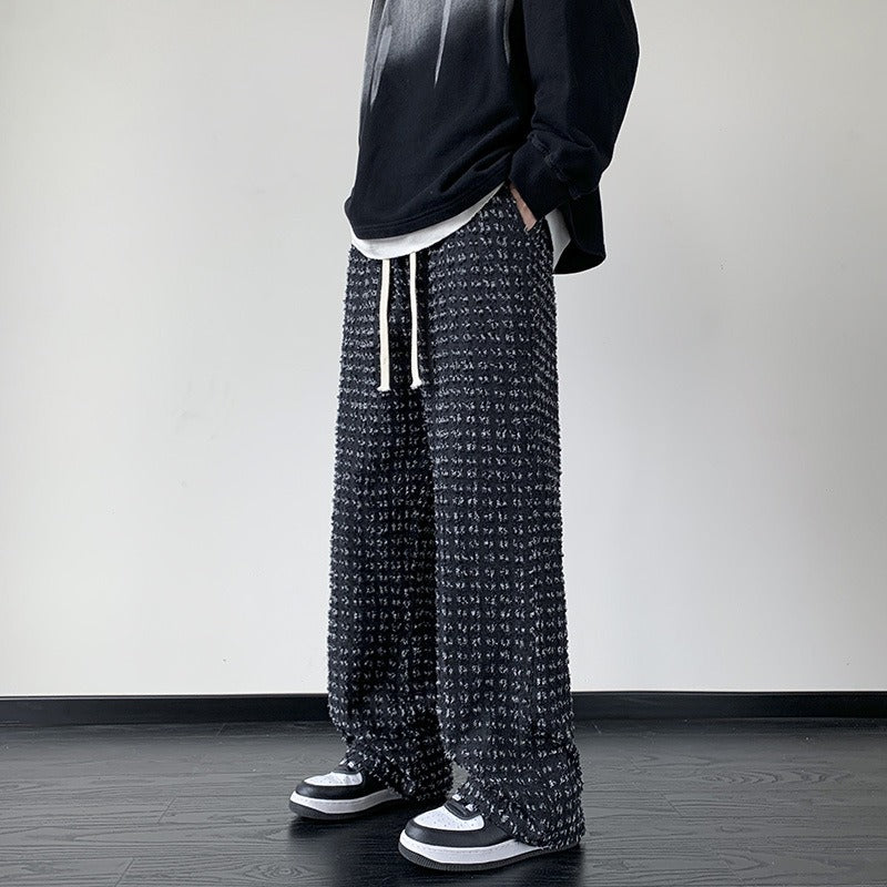 VEAZIE - DISTRESSED PANTS Black