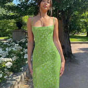 Flower Dream Dress Green Dresses