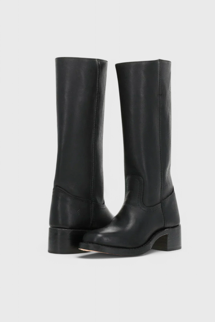 Grace Modern Classic Leather Boots – All-Season Comfort & Style Black Boots