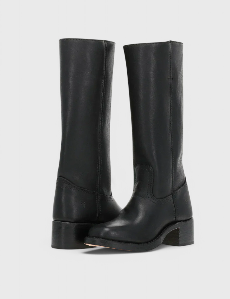 Grace Modern Classic Leather Boots – All-Season Comfort & Style Black Boots