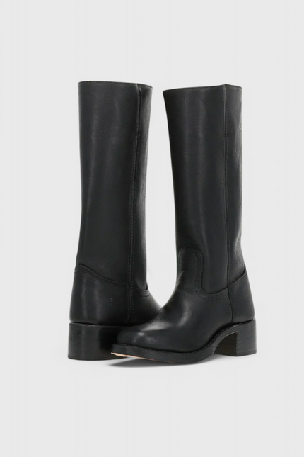 Grace Modern Classic Leather Boots – All-Season Comfort & Style Black Boots
