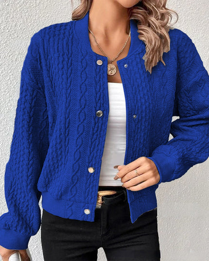 Audrey Knitted Cardigan Blue
