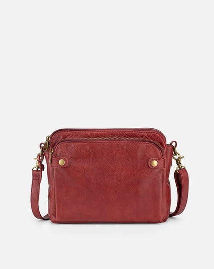 Crossbody Leather Shoulder Bags Red Handbags