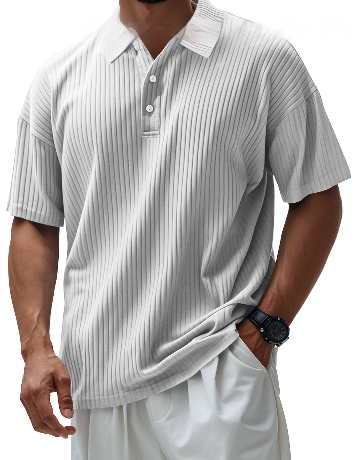 Men's Printed Fashionable Polo T-Shirt 4 Style Polo Shirts