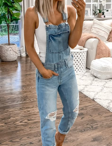 Bianca | Sleeveless Casual Denim Jumpsuit