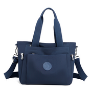 Elegant Women's Quilted Shoulder Bag Navy blue Handbags