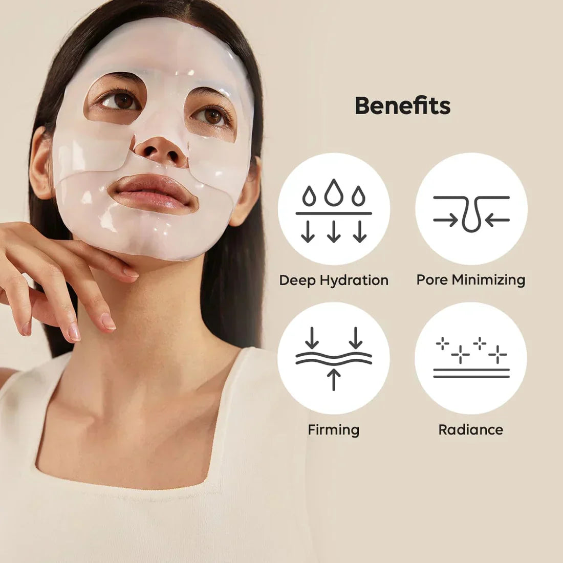 EELHOE Korean Bio Collagen Mask for Deep Hydration and Youthful Glow Beauty