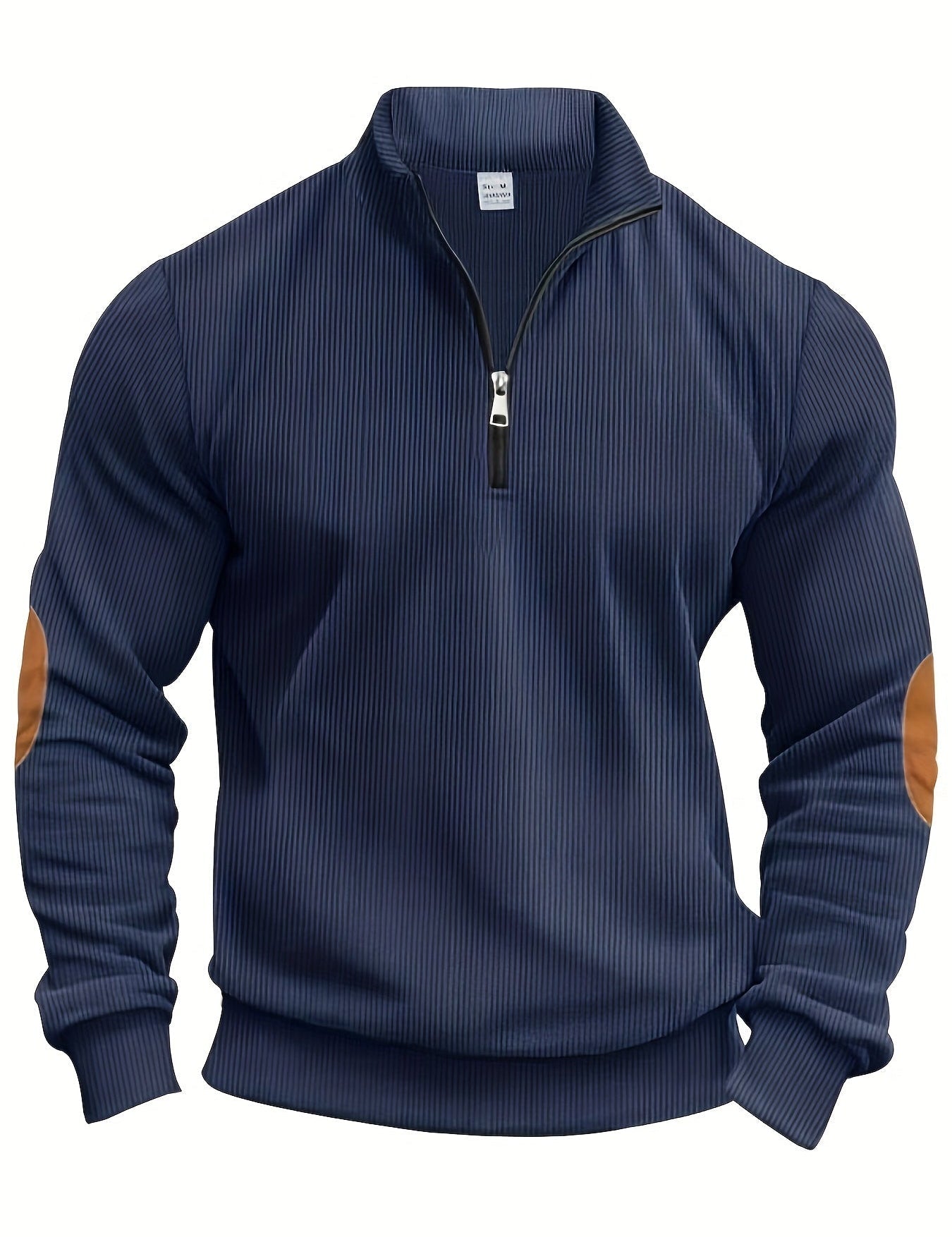 Men's Classic Quarter-Zip Sweater Blue Sweater