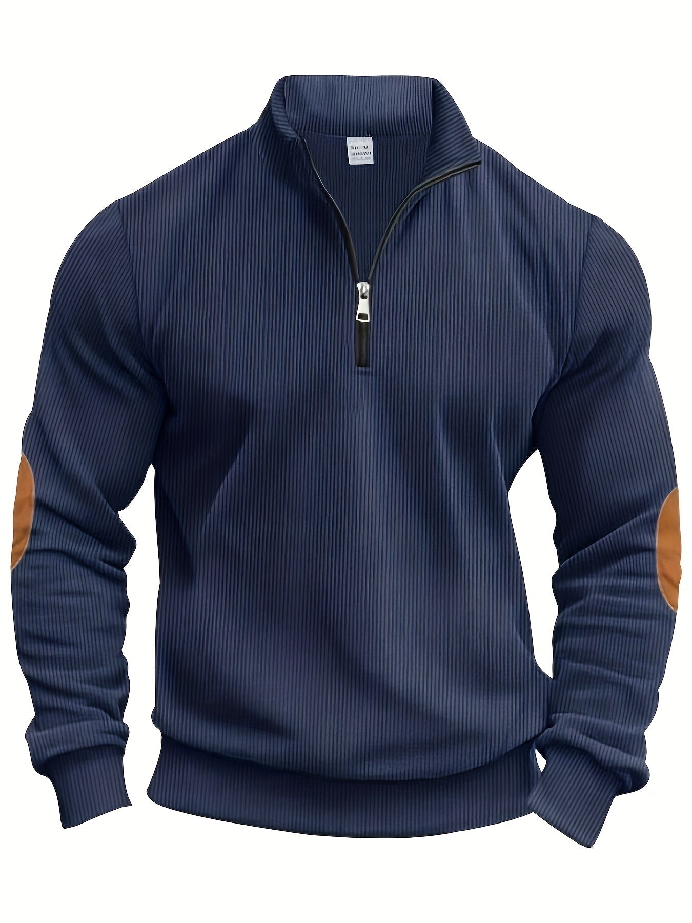 Men's Classic Quarter-Zip Sweater Blue Sweater