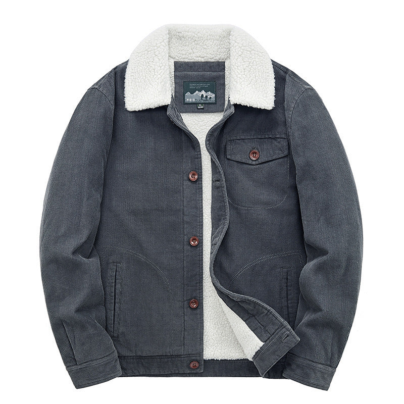 Vintage Corduroy Jacket Gray jaket